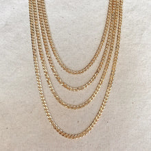 Load image into Gallery viewer, CAMPFIRE COUTURE 18K GOLD FILLED MIAMI CUBAN CHAIN 16”