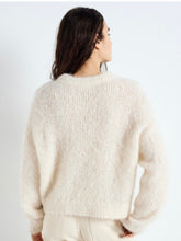 Load image into Gallery viewer, AMERICAN VINTAGE BYMI SWEATER MELANGE PEARL