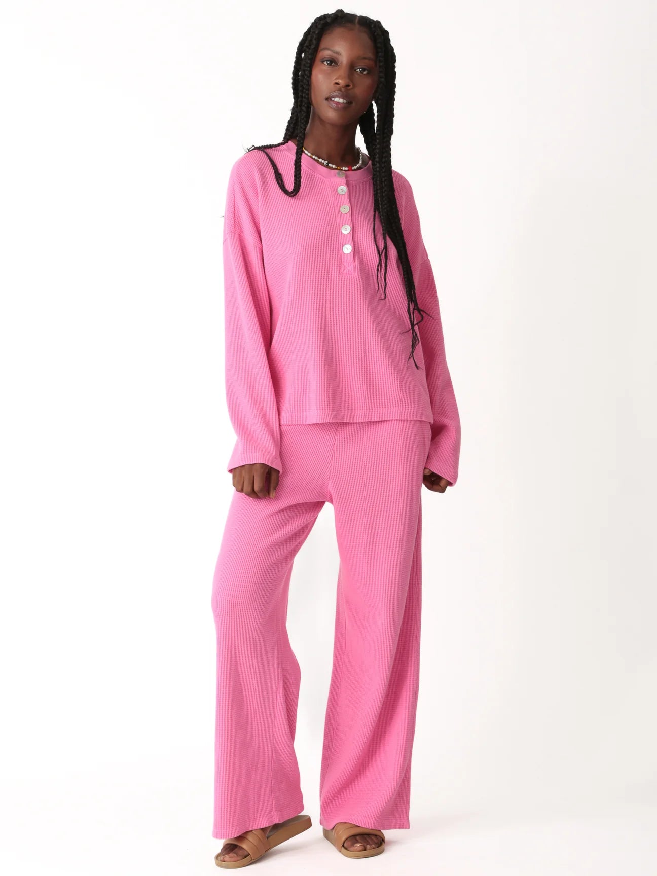 ELECTRIC ROSE KATE HENLEY SWEATSHIRT – Campfire Couture