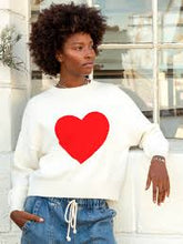 Load image into Gallery viewer, ELECTRIC & ROSE HEART SWEATER