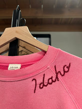 Load image into Gallery viewer, BUBBLEGUM EMBROIDERED IDAHO SWEATSHIRT