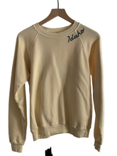 Load image into Gallery viewer, COCONUT MILK EMBROIDERED IDAHO SWEATSHIRT