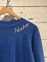 Load image into Gallery viewer, BLUE IDAHO EMBROIDERED SWEATSHIRT