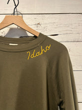 Load image into Gallery viewer, IDAHO EMBROIDERED SWEATSHIRT - OLIVE