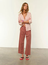 Load image into Gallery viewer, XIRENA BOWIE SHIRT - DUSTY PINK STRIPE