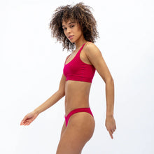 Load image into Gallery viewer, LEFT ON FRIDAY STREAMLINE BOTTOM - PEPPER (CERISE)