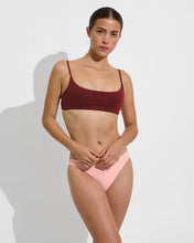 Load image into Gallery viewer, LEFT ON FRIDAY SWIM POOL DAYS TOP - JAM (MAROON)