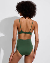 Load image into Gallery viewer, LEFT ON FRIDAY SWIM SUNDAY TOP - TROPICS (GREEN)
