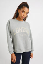Load image into Gallery viewer, RAILS VARSITY SWEATSHIRT - LONDON GLITTER