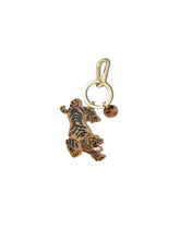 Load image into Gallery viewer, Solar Eclipse Hand-painted Tiger Bag Charm + Keychain | Eco-friendly