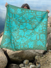 Load image into Gallery viewer, VOYAGER SILK NIGHT POLLINATORS SILK SCARF