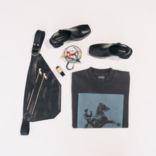 Load image into Gallery viewer, CAMPFIRE COUTURE TRICK PONY PIXEL TEE - GREY