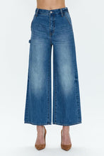 Load image into Gallery viewer, PISTOLA LORETTA UTILITY HIGH RISE WIDE LEG ANKLE JEANS - TONIC