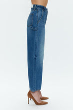 Load image into Gallery viewer, PISTOLA LORETTA UTILITY HIGH RISE WIDE LEG ANKLE JEANS - TONIC