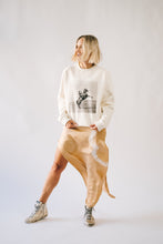 Load image into Gallery viewer, CAMPFIRE COUTURE TRICK PONY CREWNECK SWEATSHIRT - NATURAL IVORY