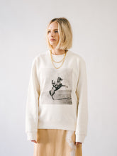 Load image into Gallery viewer, CAMPFIRE COUTURE TRICK PONY CREWNECK SWEATSHIRT - NATURAL IVORY
