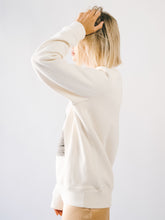 Load image into Gallery viewer, CAMPFIRE COUTURE TRICK PONY CREWNECK SWEATSHIRT - NATURAL IVORY