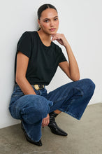 Load image into Gallery viewer, RAILS CLASSIC CREW NECK T SHIRT- BLACK
