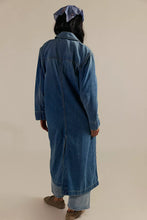 Load image into Gallery viewer, FREE PEOPLE MONIQUE INDIGO DUSTER
