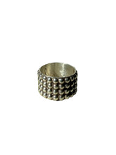 Load image into Gallery viewer, JW STERLING SILVER EXTRA THICK TEXTURED BALL RING
