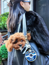 Load image into Gallery viewer, Solar Eclipse Hand-painted Coquette Bow Bag Charm + Keychain

