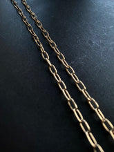 Load image into Gallery viewer, 14K GOLD CHAIN, OVAL LINK NECKLACE
