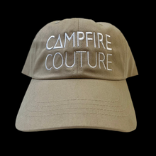 Load image into Gallery viewer, CAMPFIRE COUTURE DAD HAT - TAN
