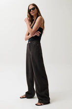 Load image into Gallery viewer, PISTOLA SYDNEY HIGH RISE BOWED LINEN WIDE JEAN
