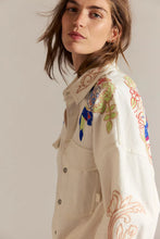 Load image into Gallery viewer, FREE PEOPLE TAKE FLIGHT EMBROIDERED SHIRT
