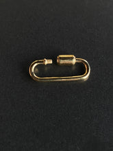 Load image into Gallery viewer, 14K GOLD LARGE CARABINER 25MM
