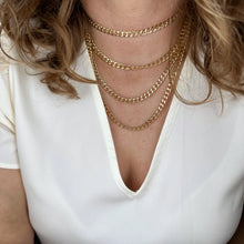 Load image into Gallery viewer, CAMPFIRE COUTURE 18K GOLD FILLED MIAMI CUBAN CHAIN 16”
