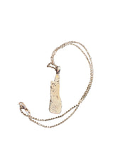 Load image into Gallery viewer, JW STERLING SILVER &amp; GREEN EMERALDS PENDANT  - 18"
