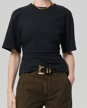 Load image into Gallery viewer, CITIZENS OF HUMANITY FABIEN TEE - WASHED BLACK
