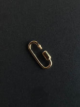 Load image into Gallery viewer, 14K GOLD LARGE CARABINER 25MM
