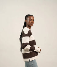 Load image into Gallery viewer, RICHER POORER BEEFY STRIPE COTTON PULLOVER
