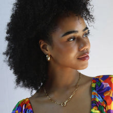 Load image into Gallery viewer, CAMPFIRE COUTURE 18K GOLD FILLED DOME EARRINGS
