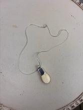 Load image into Gallery viewer, JW STERLING SILVER WALRUS TUSK SMOOTH PENDANT NECKLACE – 11”
