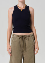 Load image into Gallery viewer, CITIZENS OF HUMANITY INEZ WAFFLE TANK (ISABLE THERMAL) - NAVY
