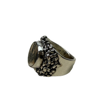 Load image into Gallery viewer, JW STERLING SILVER MAMMOTH TUSK RING - SIZE 8
