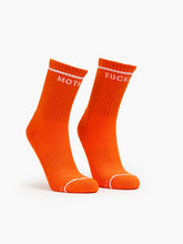 Load image into Gallery viewer, MOTHER BABY STEPS SOCKS - MANDARIN RED
