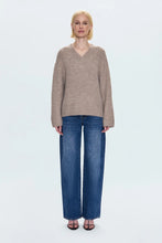 Load image into Gallery viewer, PISTOLA TALIA CHUNKY V-NECK SWEATER
