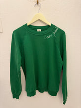 Load image into Gallery viewer, GREEN EMBROIDERED SANDPOINT SWEATSHIRT
