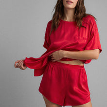 Load image into Gallery viewer, LUNYA WASHABLE SILK TEE SHORT SET
