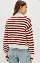 Load image into Gallery viewer, RAILS CORRINE SWEATER - RUSSET STRIPE
