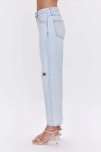 Load image into Gallery viewer, PISTOLA LEXI MID RISE BOWED STRAIGHT JEANS - SOLSTICE DISTRESSED
