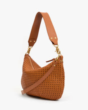 Load image into Gallery viewer, CLARE V. MOYEN MESSENGER PURSE - TAN RATTAN
