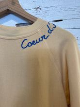 Load image into Gallery viewer, COEUR D’ ALENE EMBROIDERED SWEATSHIRT- VANILLA

