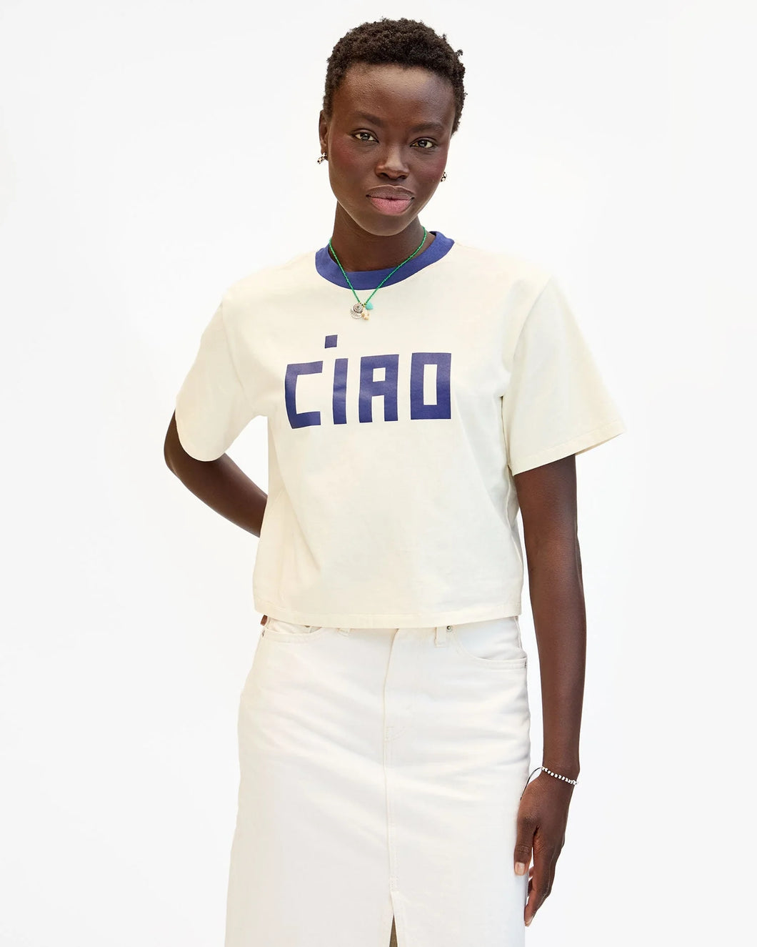 CLARE V LE CARRE TEE