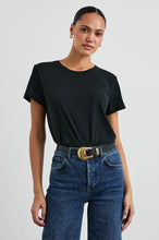 Load image into Gallery viewer, RAILS CLASSIC CREW NECK T SHIRT- BLACK
