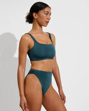 Load image into Gallery viewer, LEFT ON FRIDAY SWIM TOP SHELF - DEEP END (TEAL)
